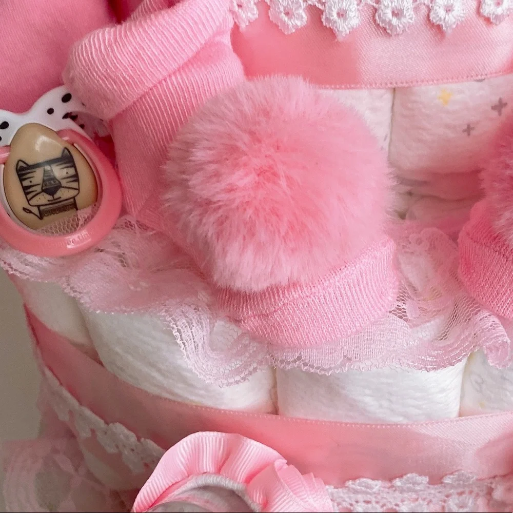 Dog Diaper Cake, Baby Shower Gift